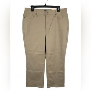 NYDJ Womens Beige Capris sise 12 T
